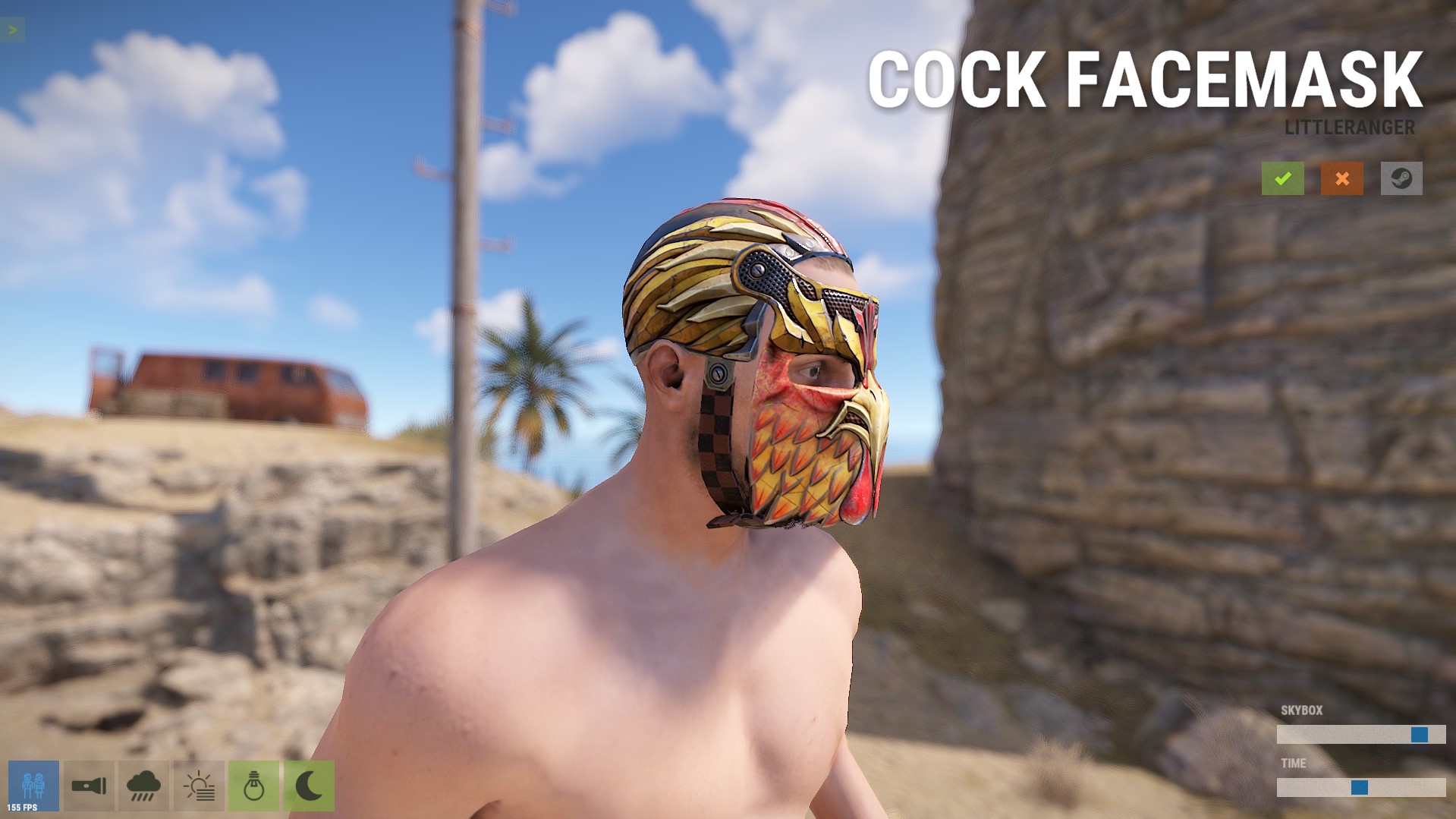 Cock Facemask thumbnail 2