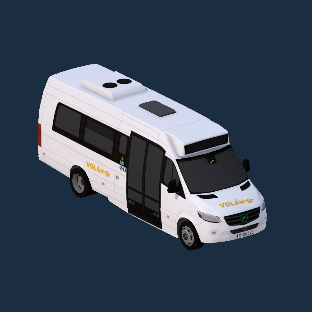 MB Sprinter 45 Electric Volán 2025-ös logó (sárga)