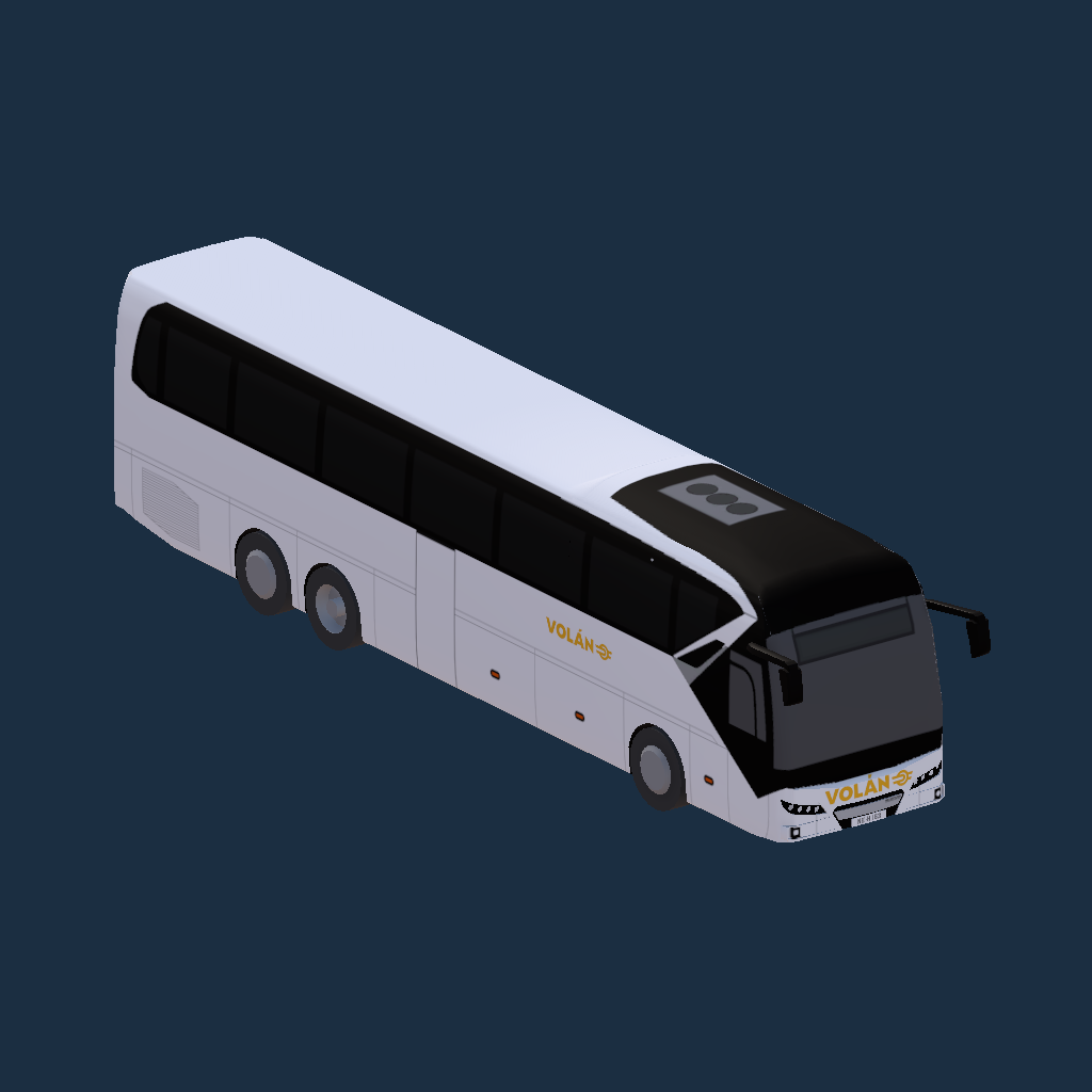 Neoplan Tourliner Volán 2025-ös logó (sárga)