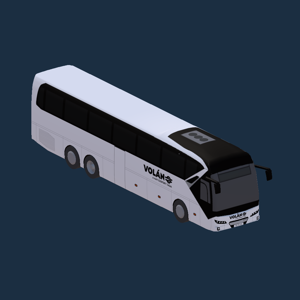 Neoplan Tourliner Volán 2025-ös logó (fekete)