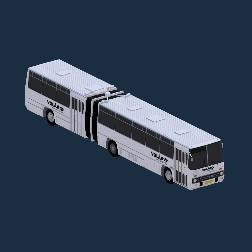 Ikarus 280.10 Volán 2025-ös logó (fekete)