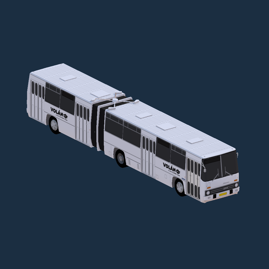 Ikarus 280.08 Volán 2025-ös logó (fekete)
