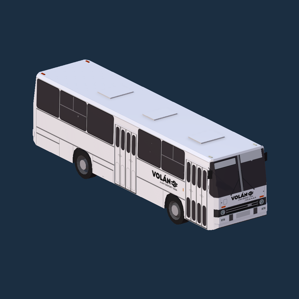 Ikarus 260.43 Volán 2025-ös logó (fekete)