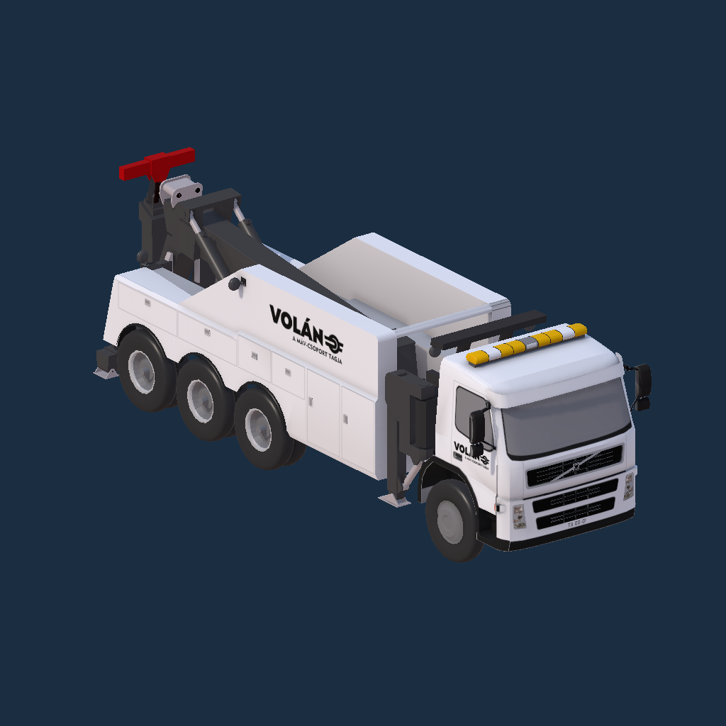 Volvo Fm Wrecker Volán 2025-ös logó (fekete)