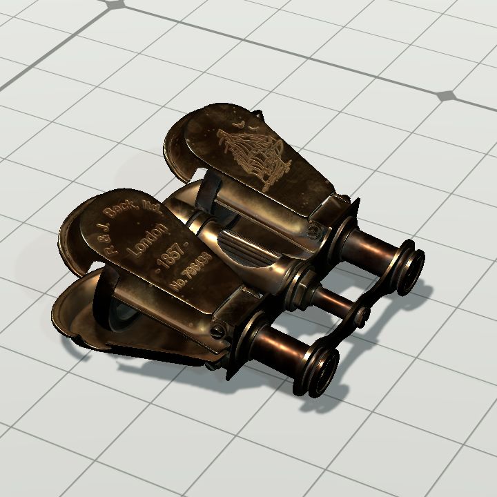 Binoculars, 19th Century Royal Navy