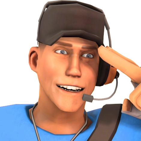 Scout [BLU] (Team Fortress 2) InfectionHUD Portrait - Nick