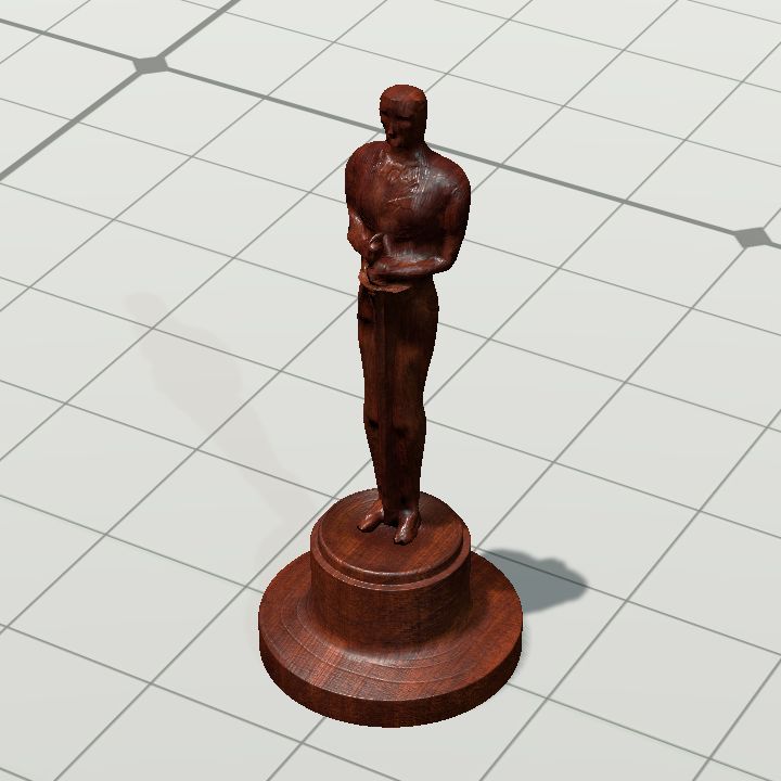 Oscar, Wooden (Mahogany)