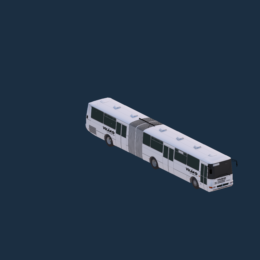 Karosa C943 1997 Volán 2025-ös logó (fekete)