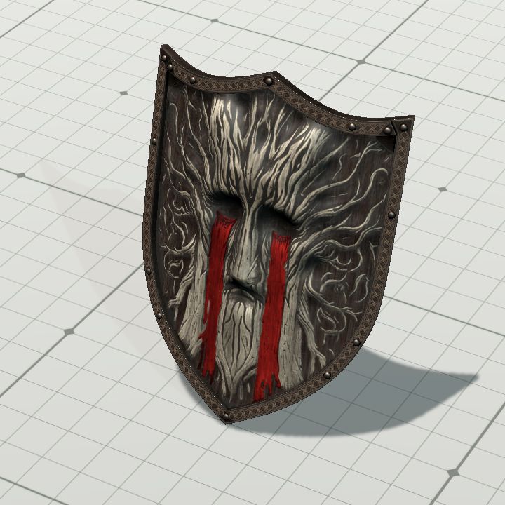 Shield, Bloodroot (Leaning)