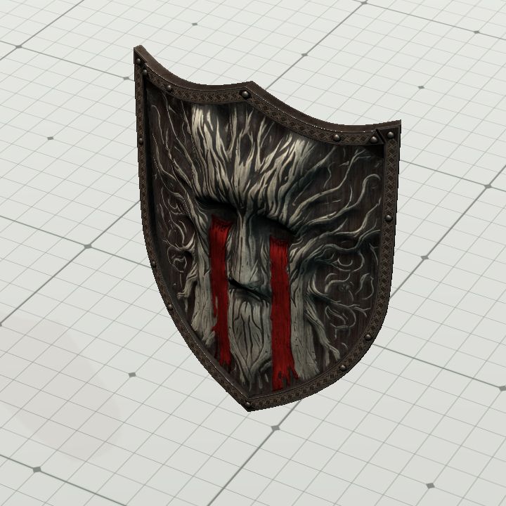 Shield, Bloodroot (Upright)