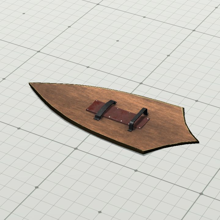 Shield, Dragon Crest (Prone, Reverse)