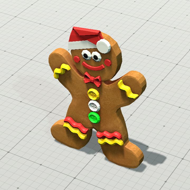 Golem, Ginger Bread Santa Cookie [Token]