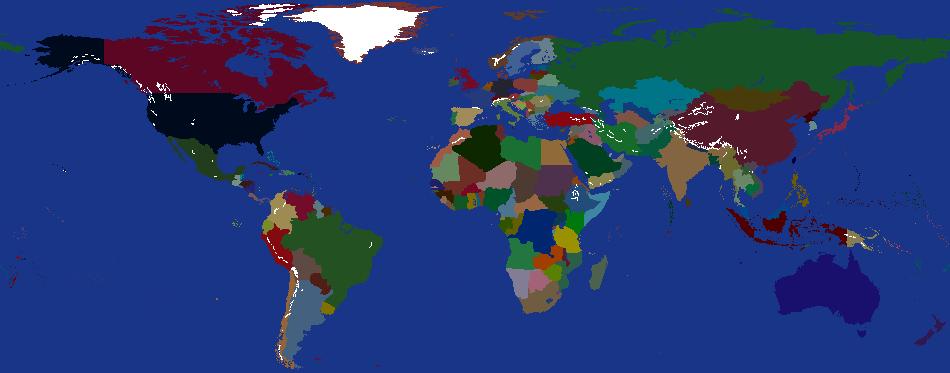 Improved World Map - 2025 (De Jure)