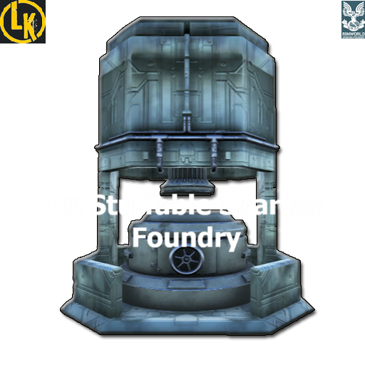 LK Stuffable Spartan Foundry mod preview for RimWorld
