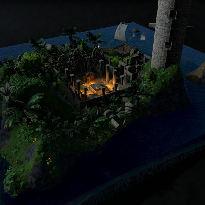 Jungle Island Temple