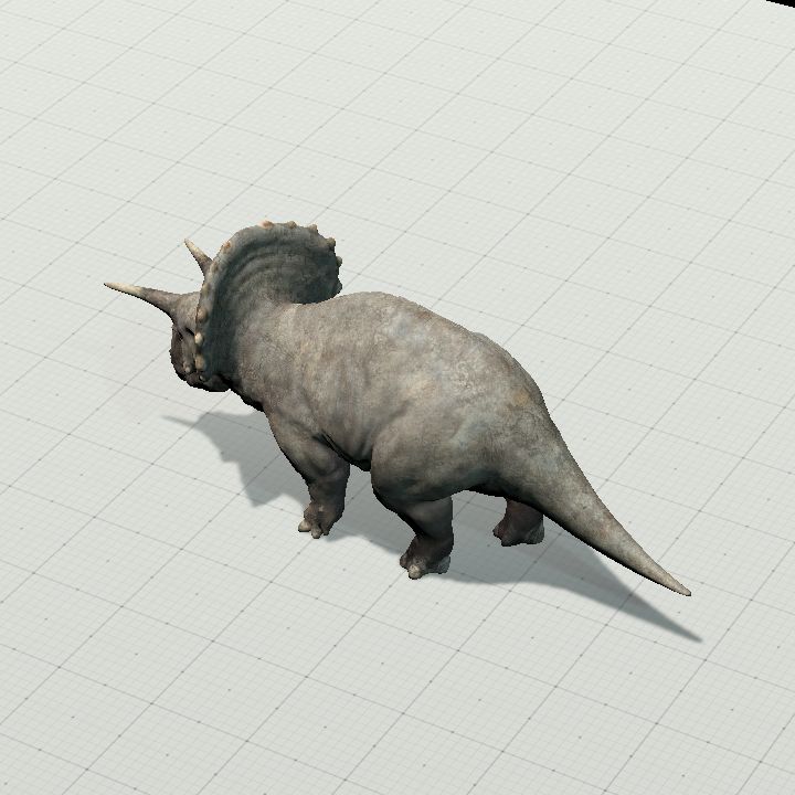 Dinosaur, Triceratops {Animated}