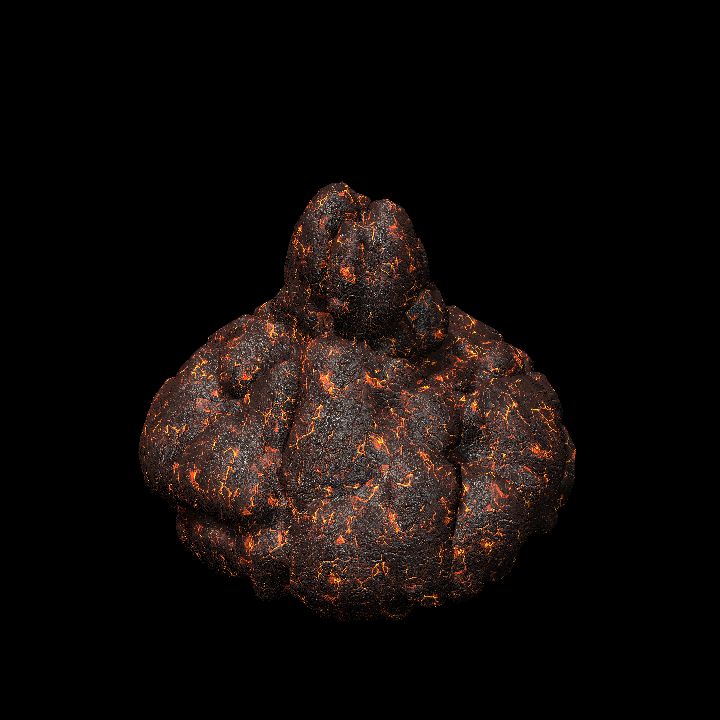 lava rock, stalagmite 1