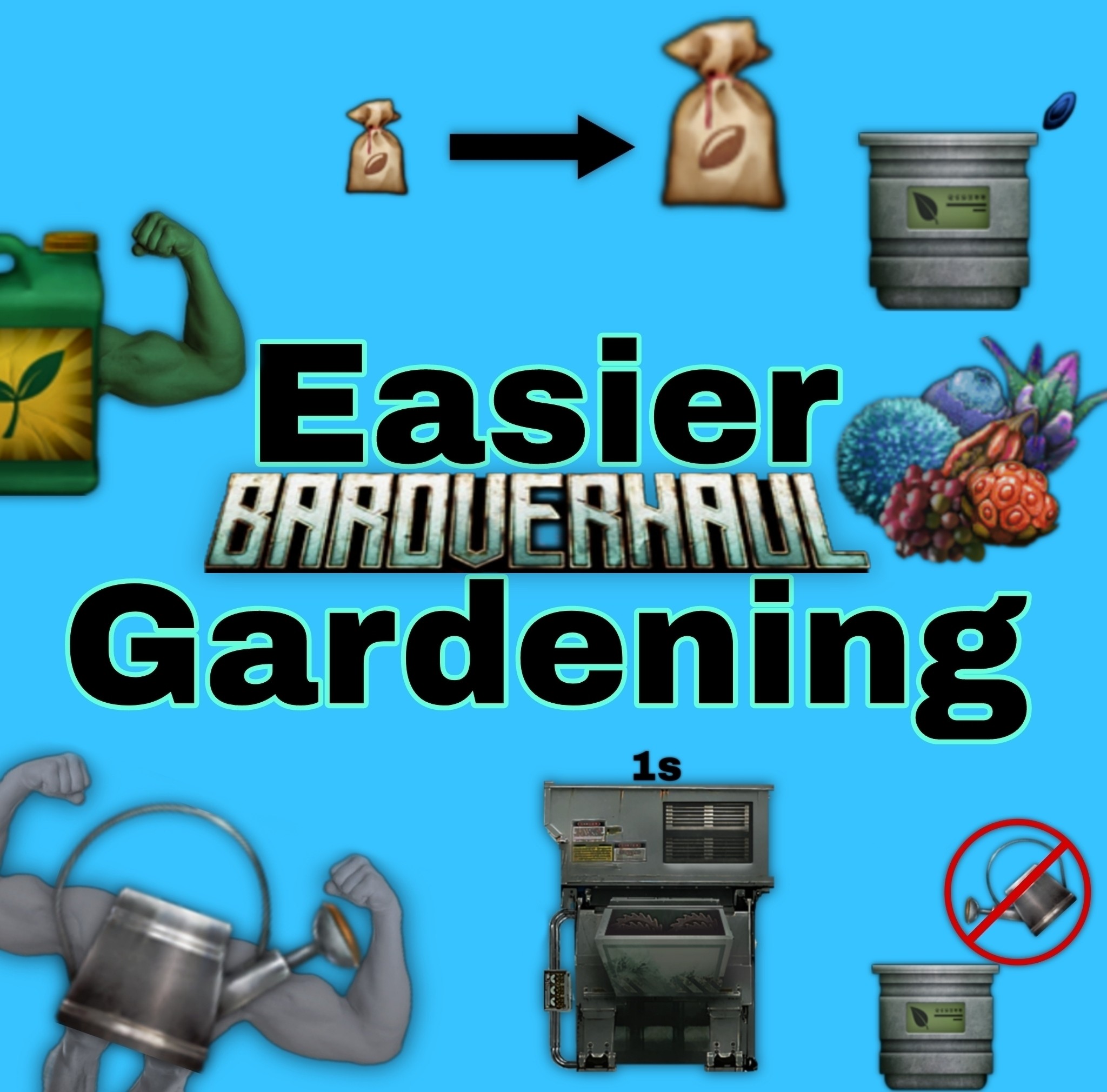 Easier Gardening - Baroverhaul Compatibility – Barotrauma Mod