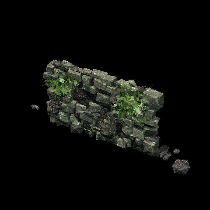 Jungle Ruins - Wall 3 B