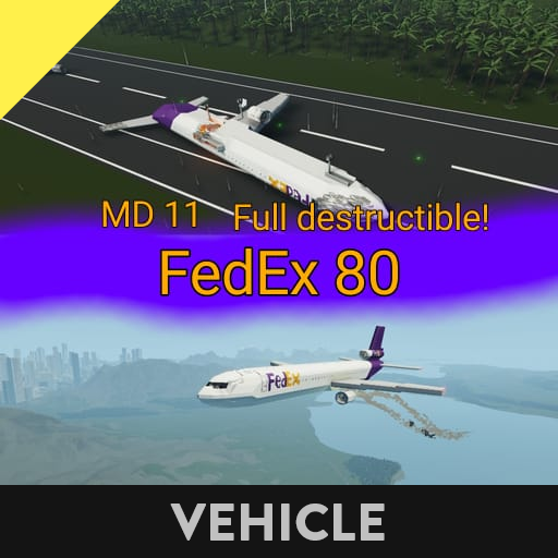 MD-11 FedEx (DESTRUCTIBLE)