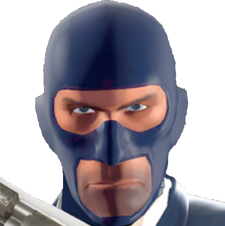 Spy [BLU] (Team Fortress 2) InfectionHUD Portrait - Coach