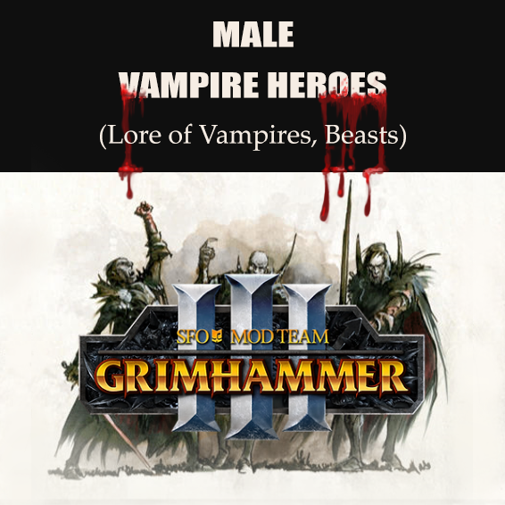 (DISCONTINUED)Male Vampire Heroes (Vampires & Beasts) SFO Submod