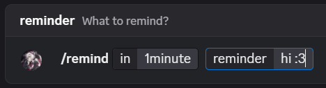 Reminder