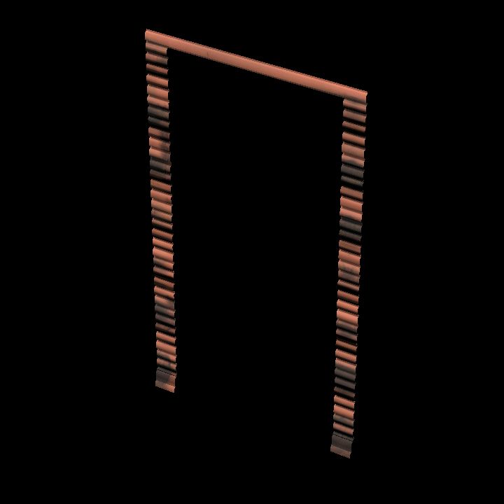 Corrugated wall door rusty #7