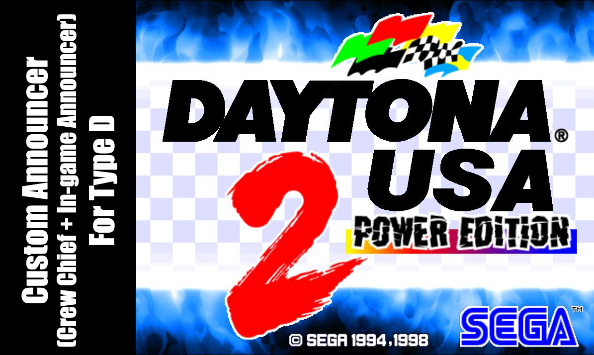 Daytona USA 2 PE voices over Default Announcer Type D