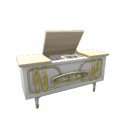 Old Fashioned Record Player- White