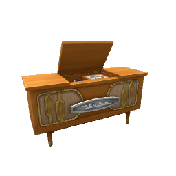 Old Fashioned Record Player- Brown
