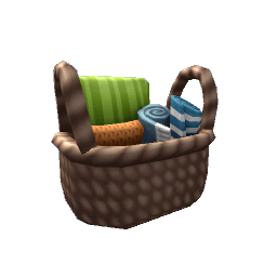 Towel Basket- Light Brown