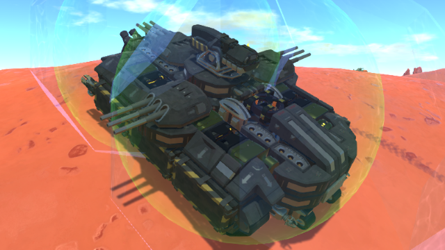 Multi-turret tank for planning MBT