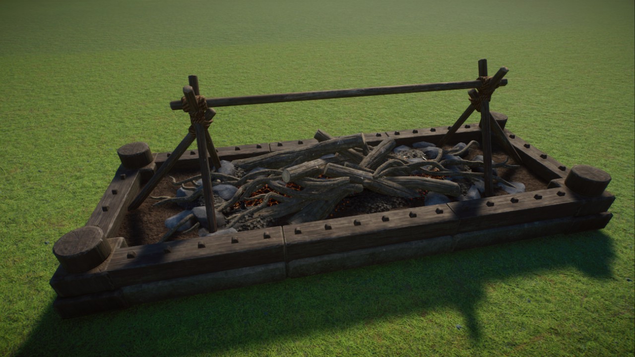 Nordic Longhouse Fire Pit