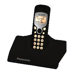 Cordless Phone Black