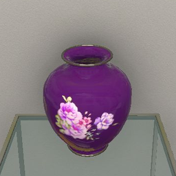 Vase 3 (Purple Floral)
