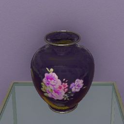 Vase 3 (Eggplant Floral)