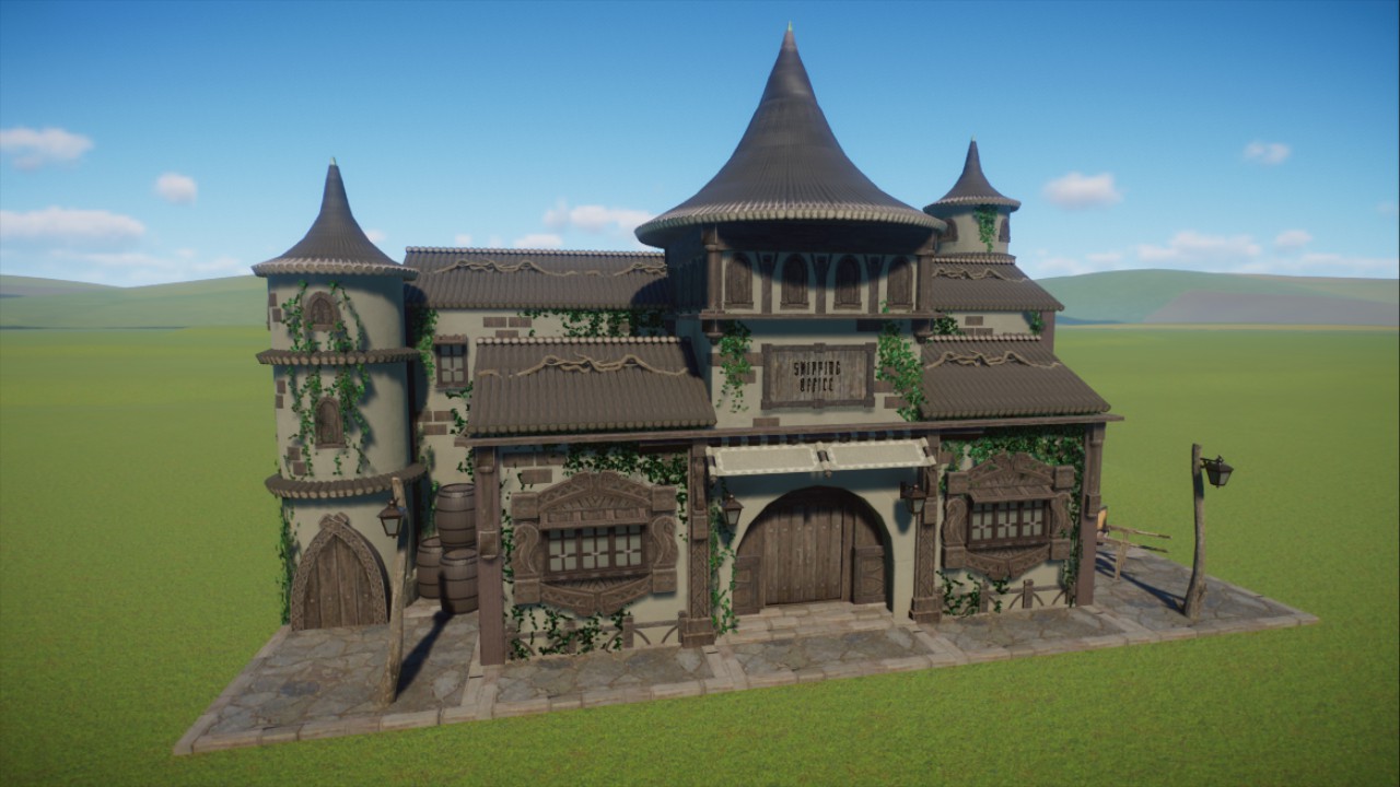 Fantasy building shell