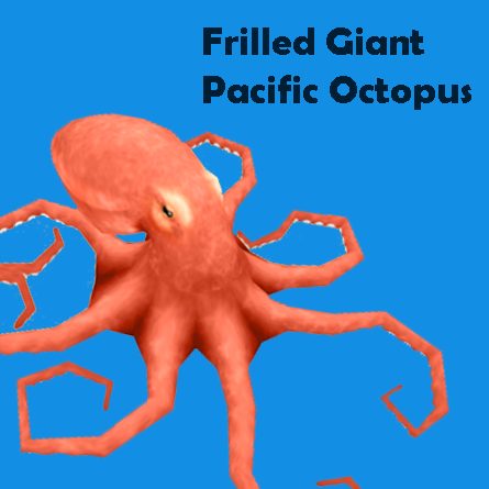 Frilled Giant Pacific Octopus