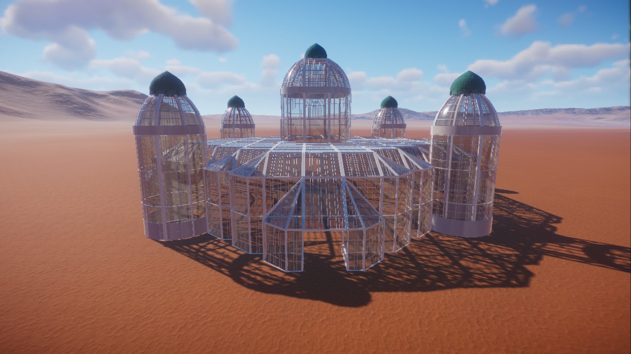 glass palace as enclosure, Rückzugsort Glaspalast