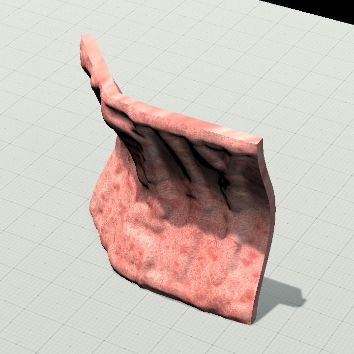 Flesh Wall Curved 2