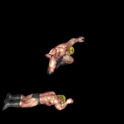 Jumping Knee Drop (face down, near head)