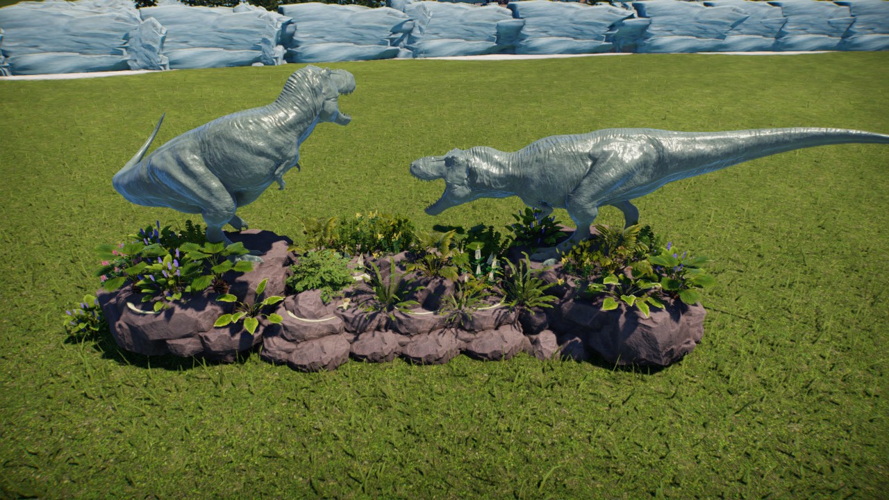 Trex fighting over scraps