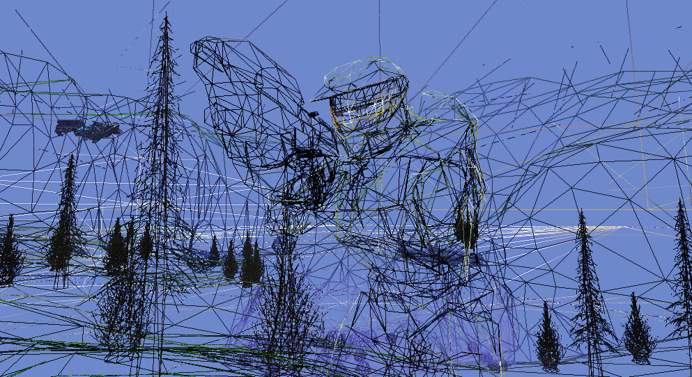 Halo CE: Wireframe Mode