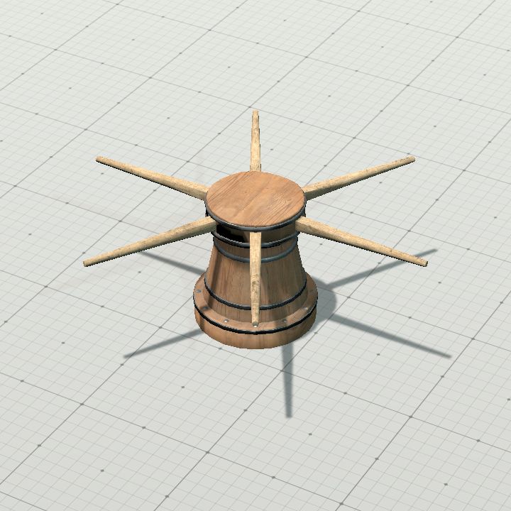 Capstan (with Spokes)