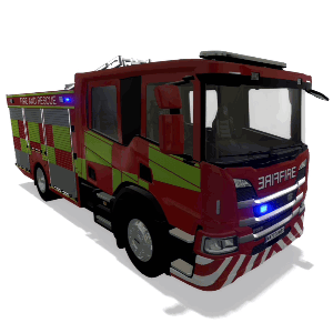 [Photon][UK] Scania P360 Fire Truck preview
