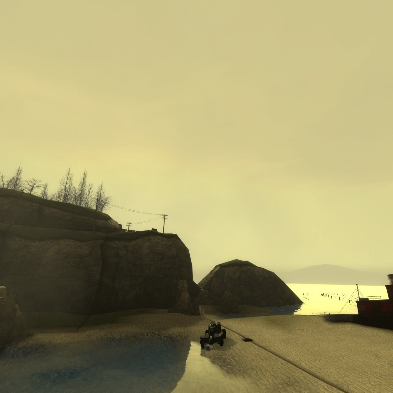 Half Life 2 Beta dark and gritty skyboxes d2 maps preview