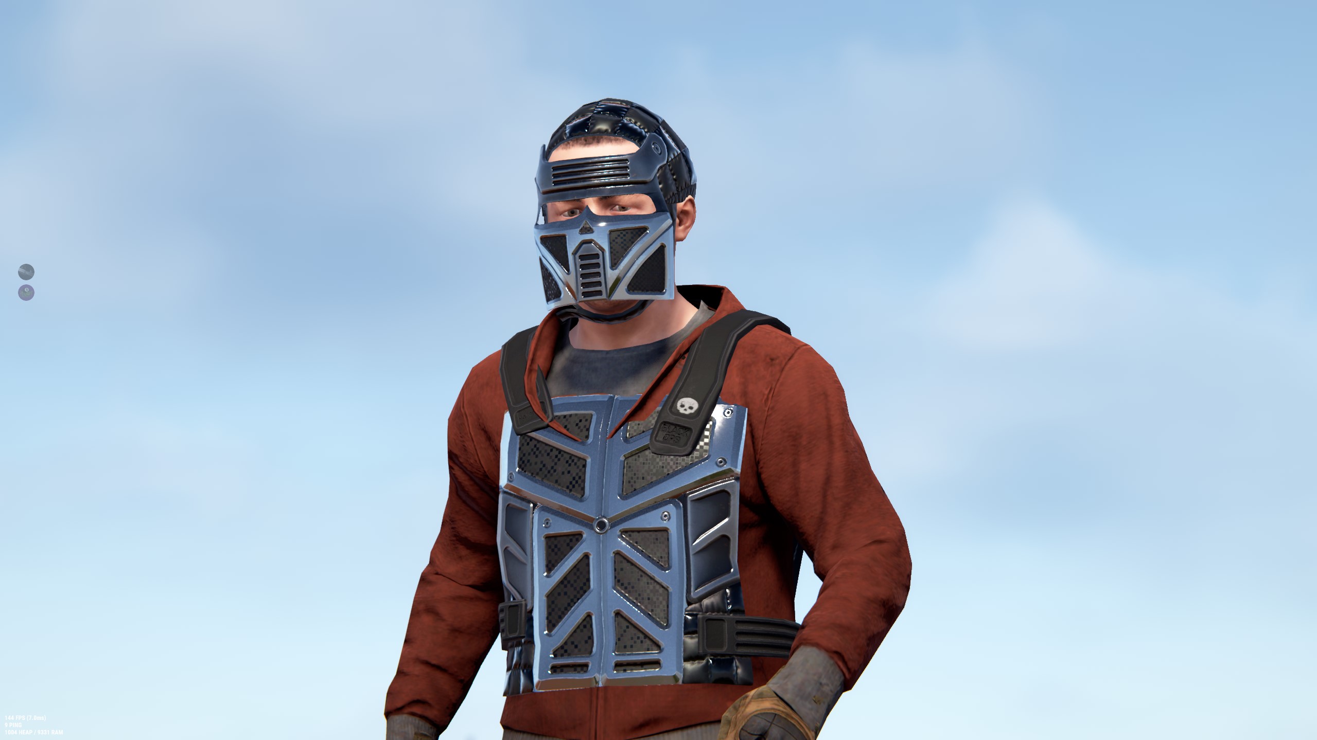 Black OPS Metal Chest Plate