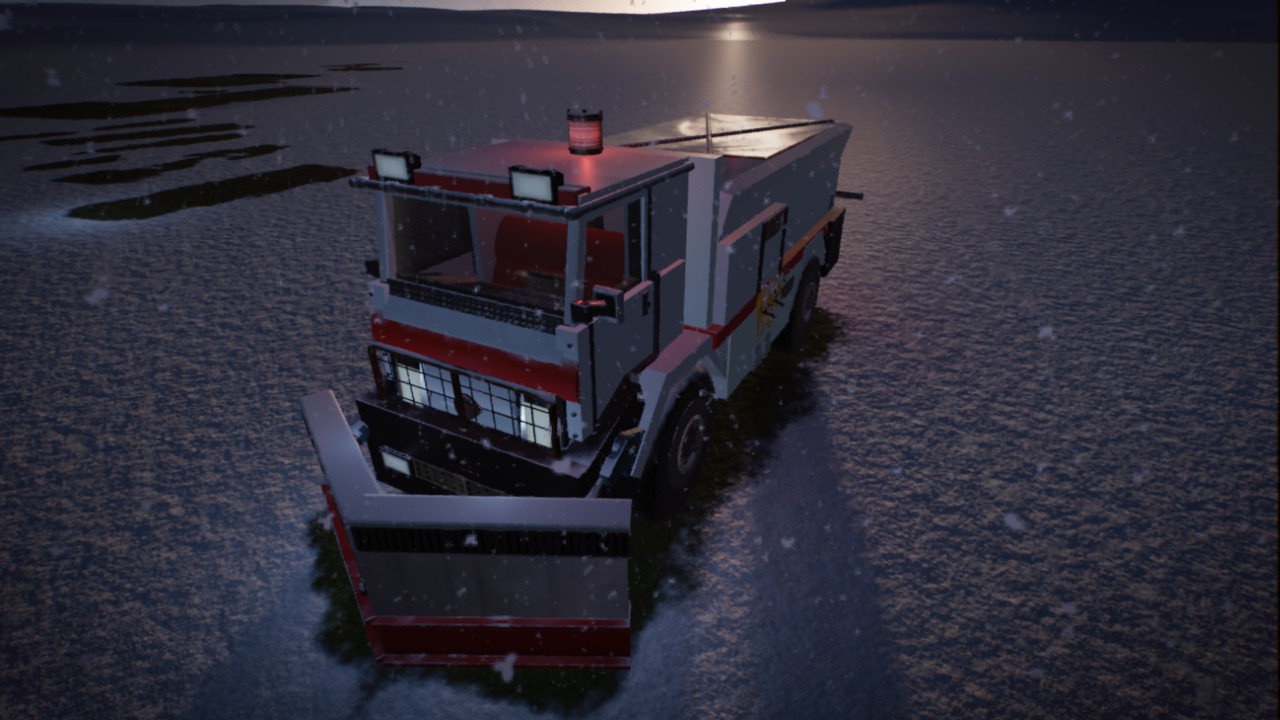Snow Plow Truck