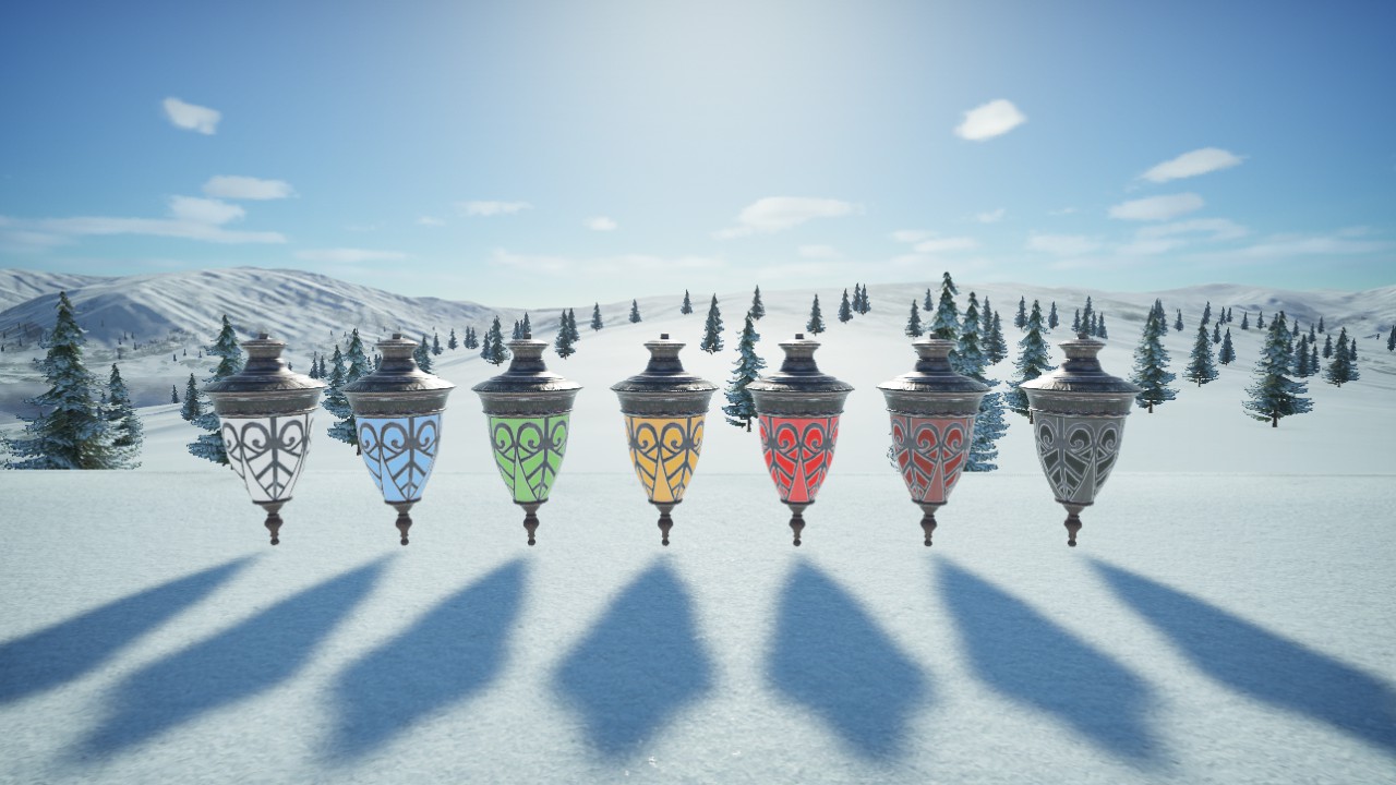 OUTDOOR LIGHTING - RECOLORABLE 1M